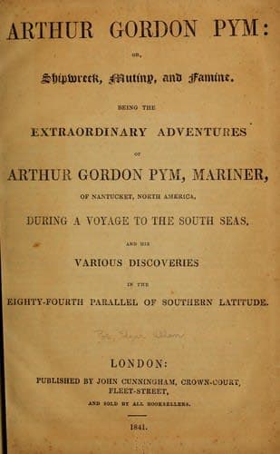 Nantucketlı Arthur Gordon Pym'in Öyküsü